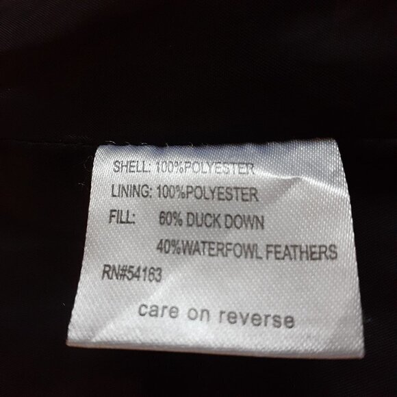 Calvin Klein Women's Black Down Feather Puffer Jacket Small - Picture 5 of 16